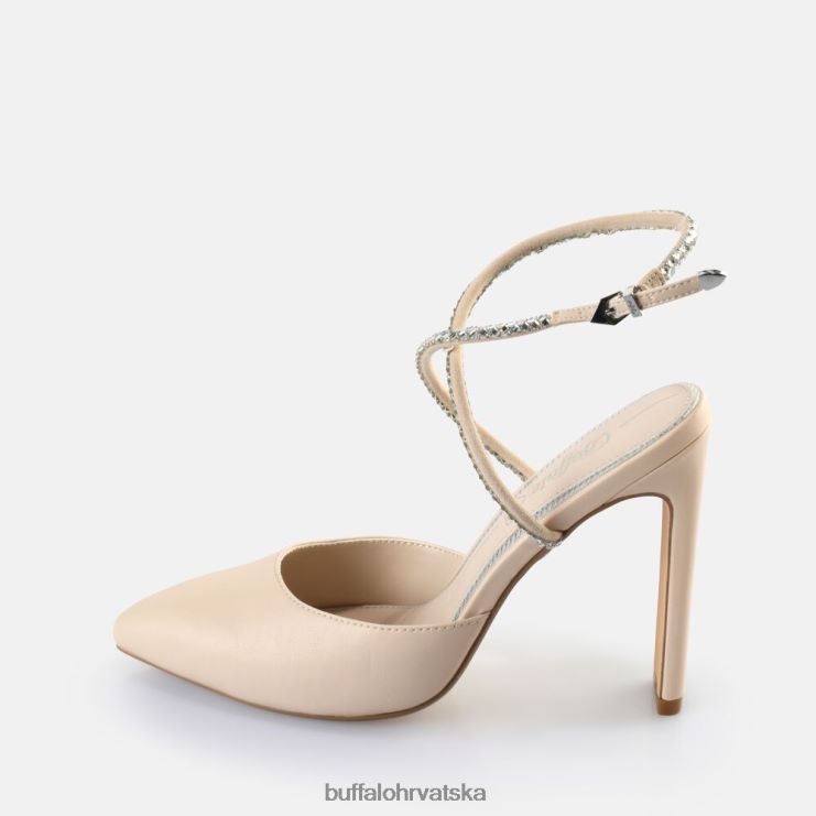 krema Buffalo veganske sandale na petu jolie queen |sandale TDD6T329